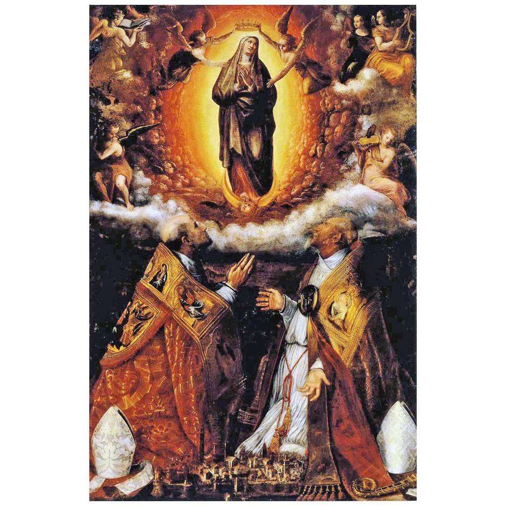  Lavinia Fontana. Assumption of the Virgin. 1584. Palazzo Comunale, Imola