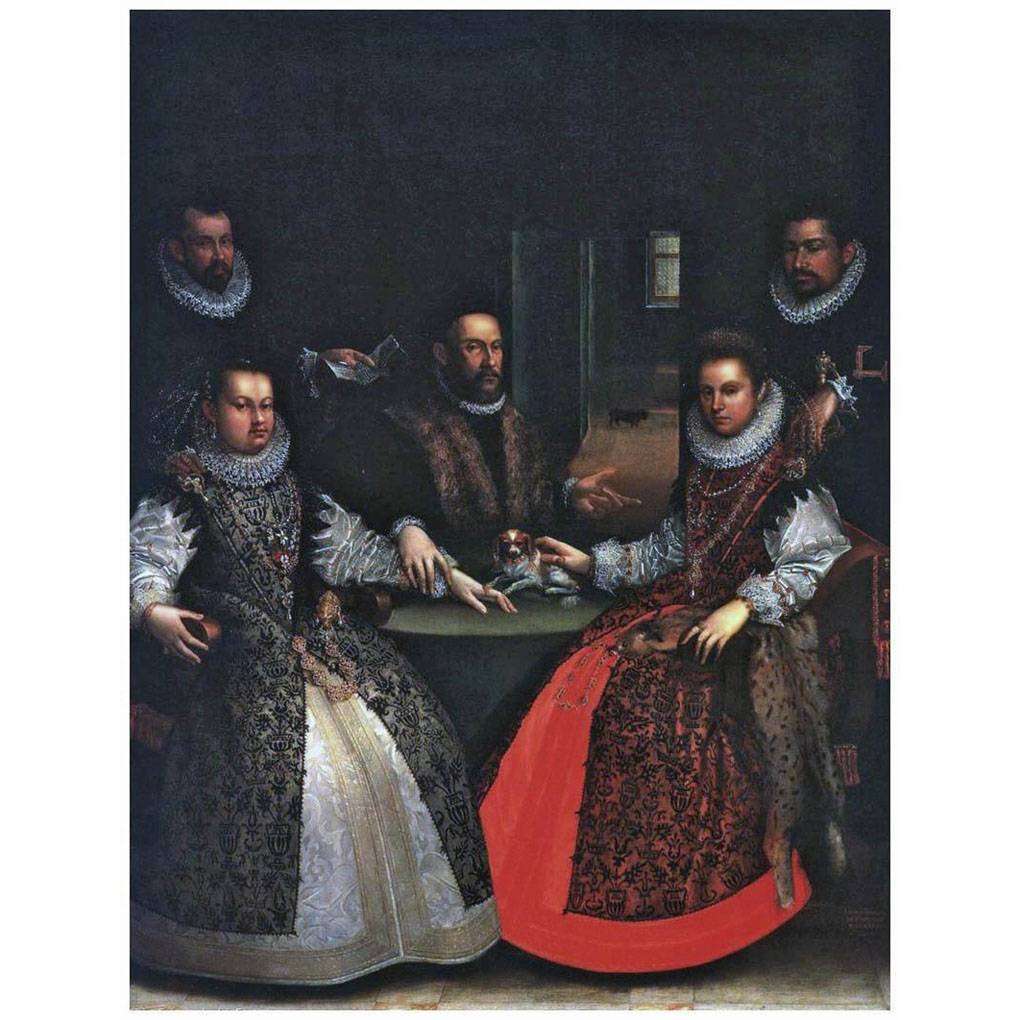  Lavinia Fontana. Gozzdini Family. 1584. Pinacoteca Nazionale, Bologna