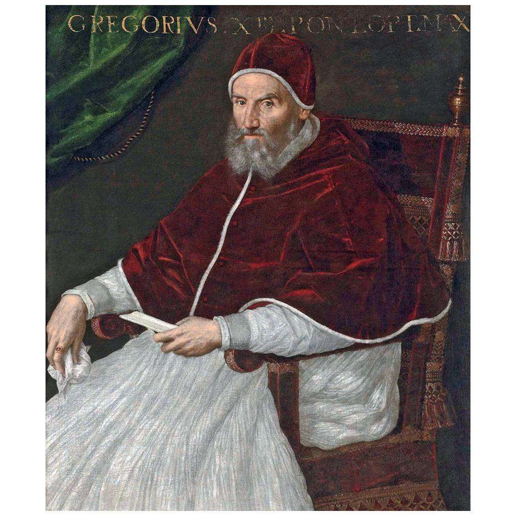  Lavinia Fontana. Portrait of Pope Gregory XIII. 1585. Private collection