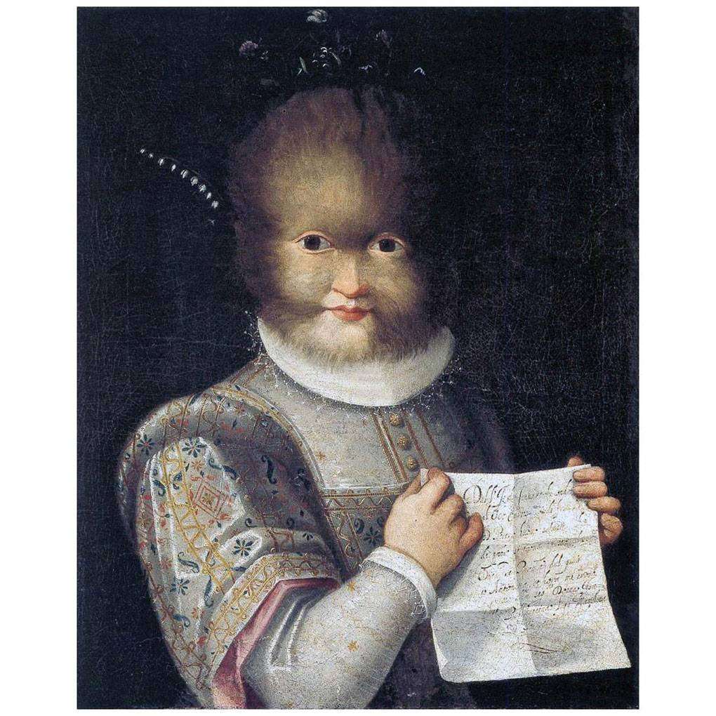 Lavinia Fontana. Tognina Gonsalvus. 1594-1595