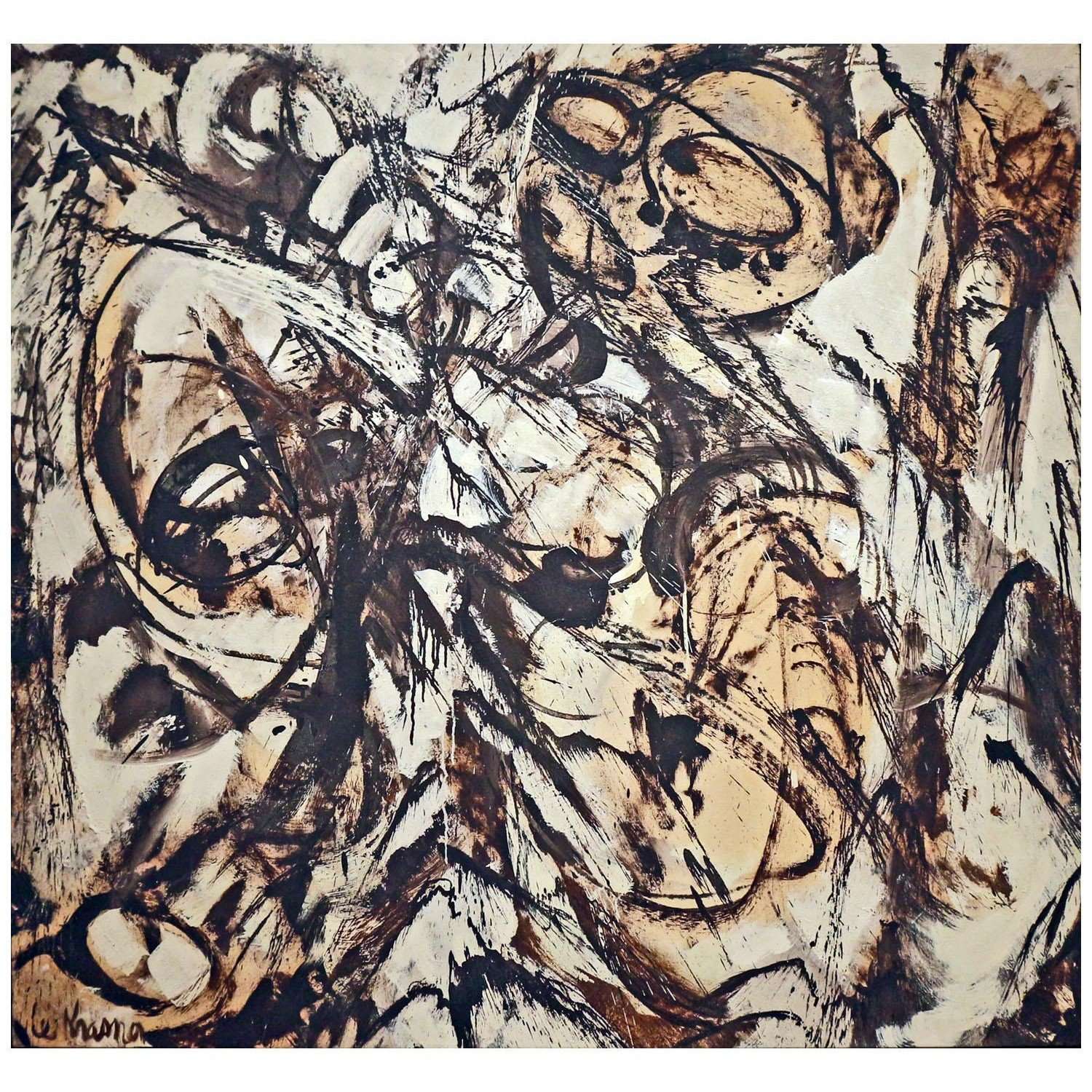  Lee Krasner. The Guardian. 1960. Whitney Museum New York