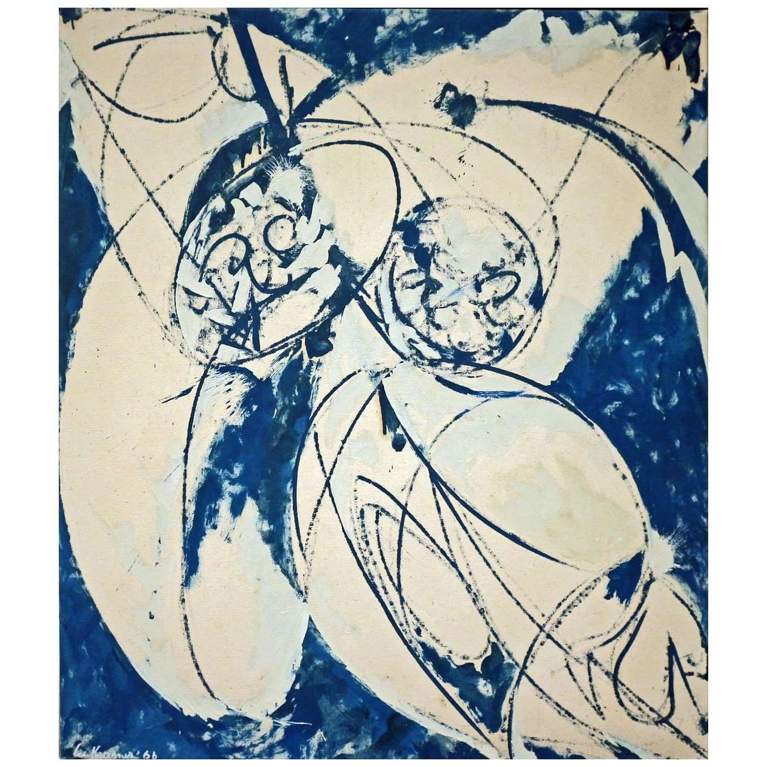  Lee Krasner. Mister Blue. 1966. Private collection