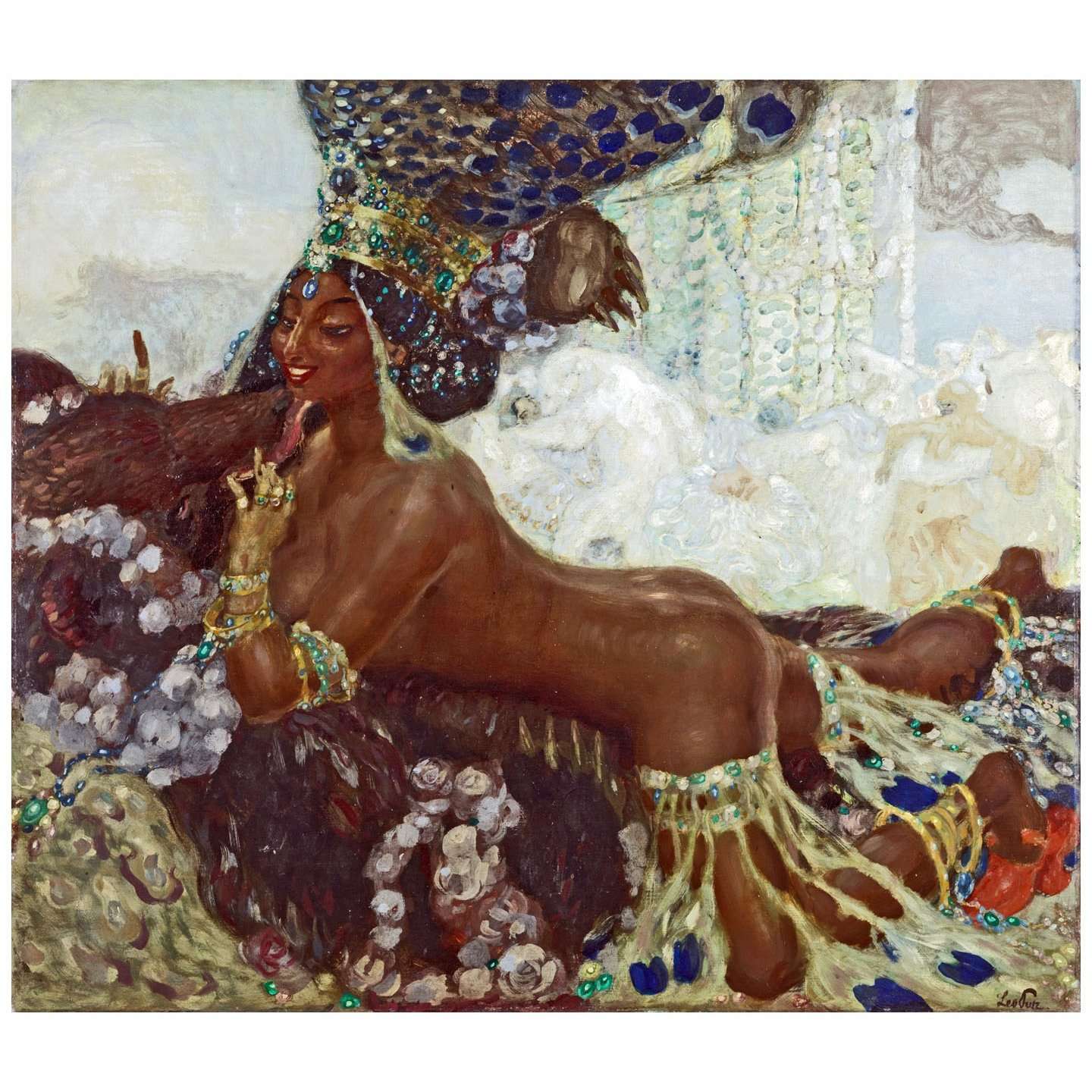  Leo Putz. Bajadere. 1903. Lenbachhaus Munchen