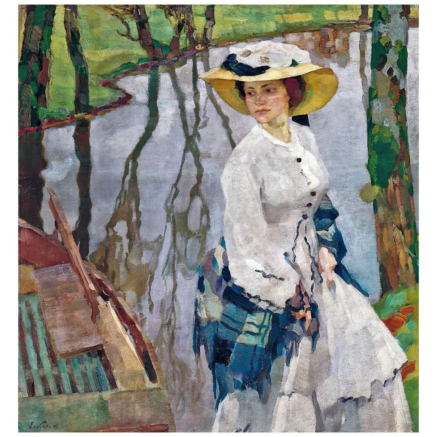  Leo Putz. Am Ufer. 1909. Privatsammlung
