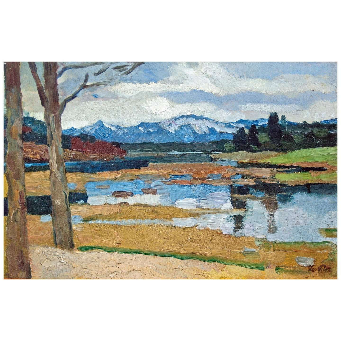  Leo Putz. Kampenwand. 1911. Privatsammlung