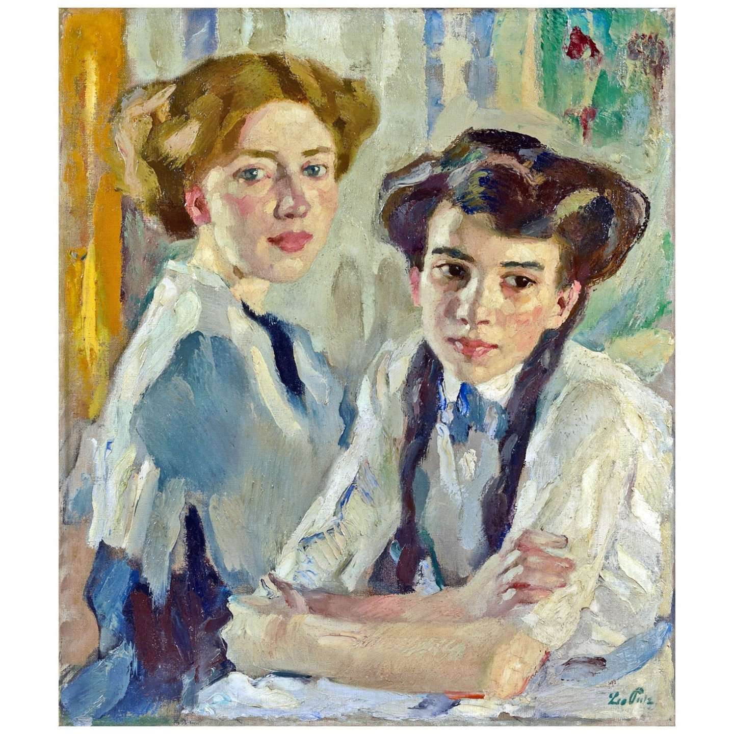  Leo Putz. Blond und Brunett. 1913. Kunsthaus Lempertz Berlin