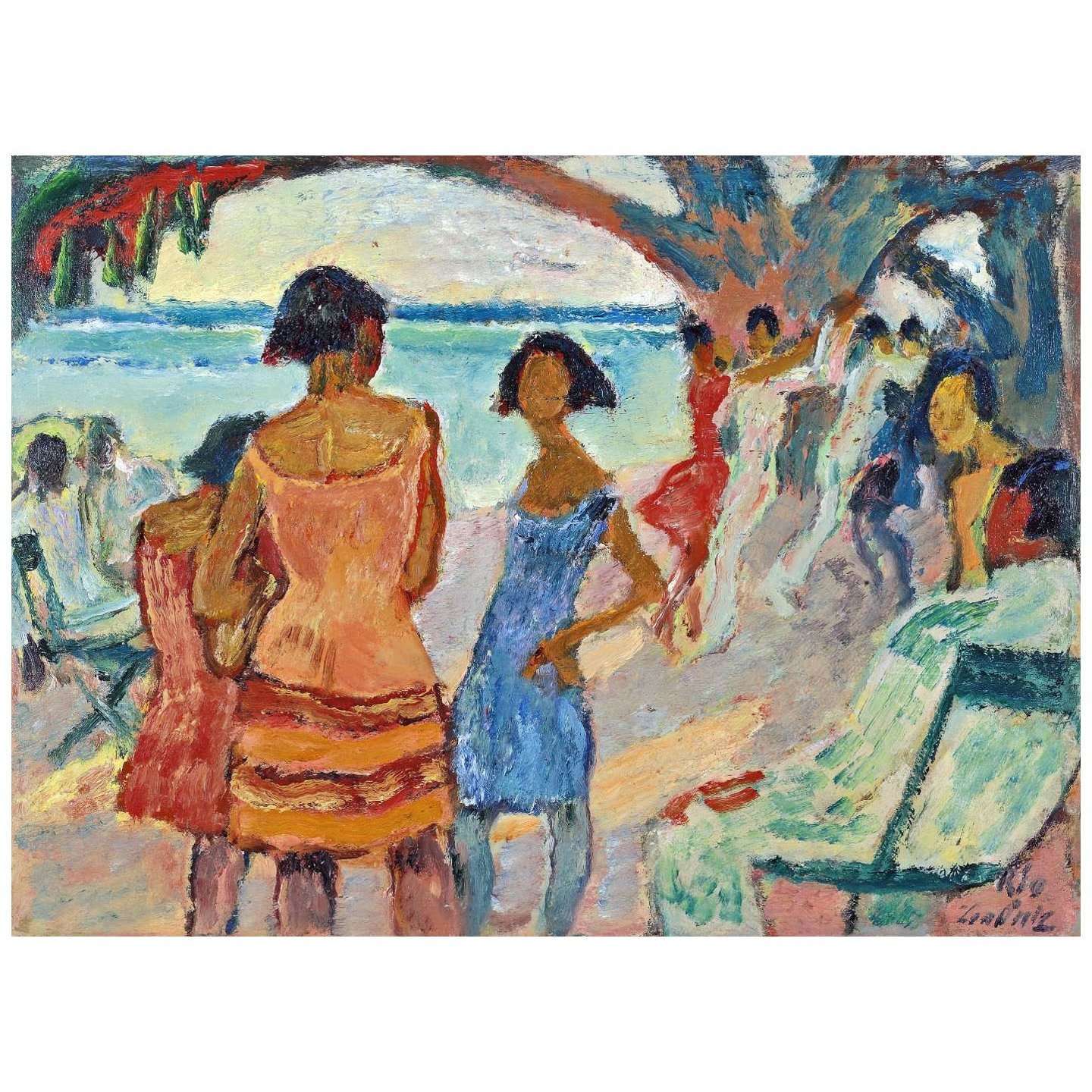  Leo Putz. Tanz auf Paqueta. 1929. Privatsammlung