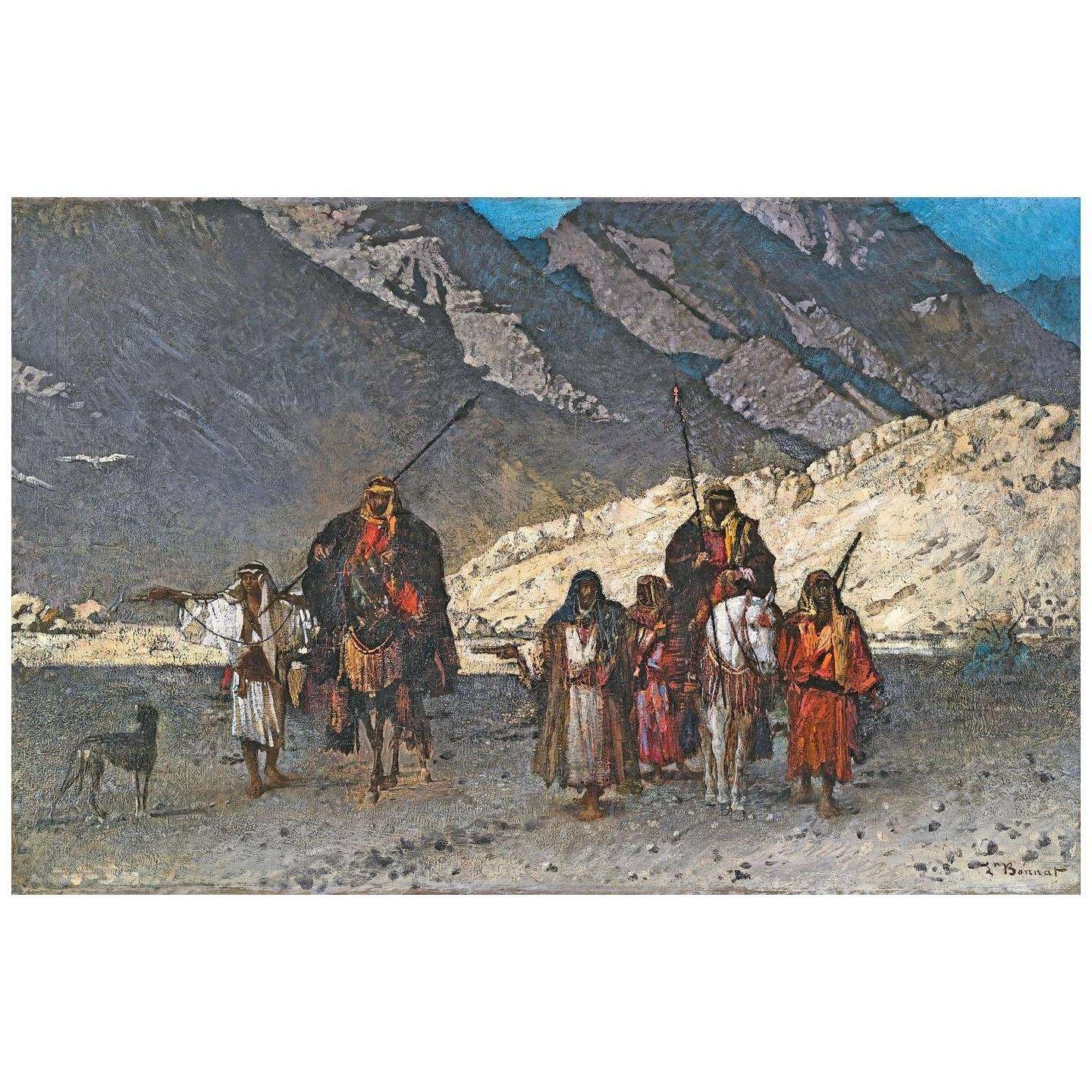    Leon Bonnat. Cheikhs arabes dans les montagnes. 1872. Mus?e de l'Ermitage