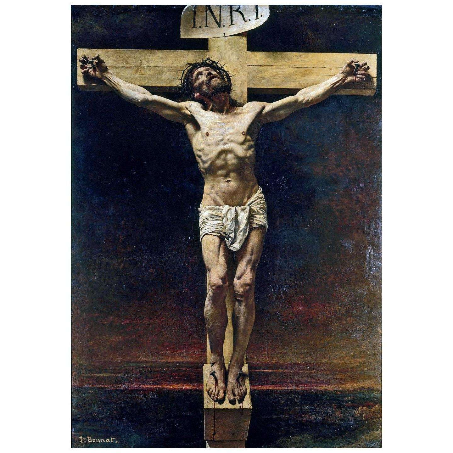    Leon Bonnat. Le Christ en croix. 1874. MBA de la ville de Paris