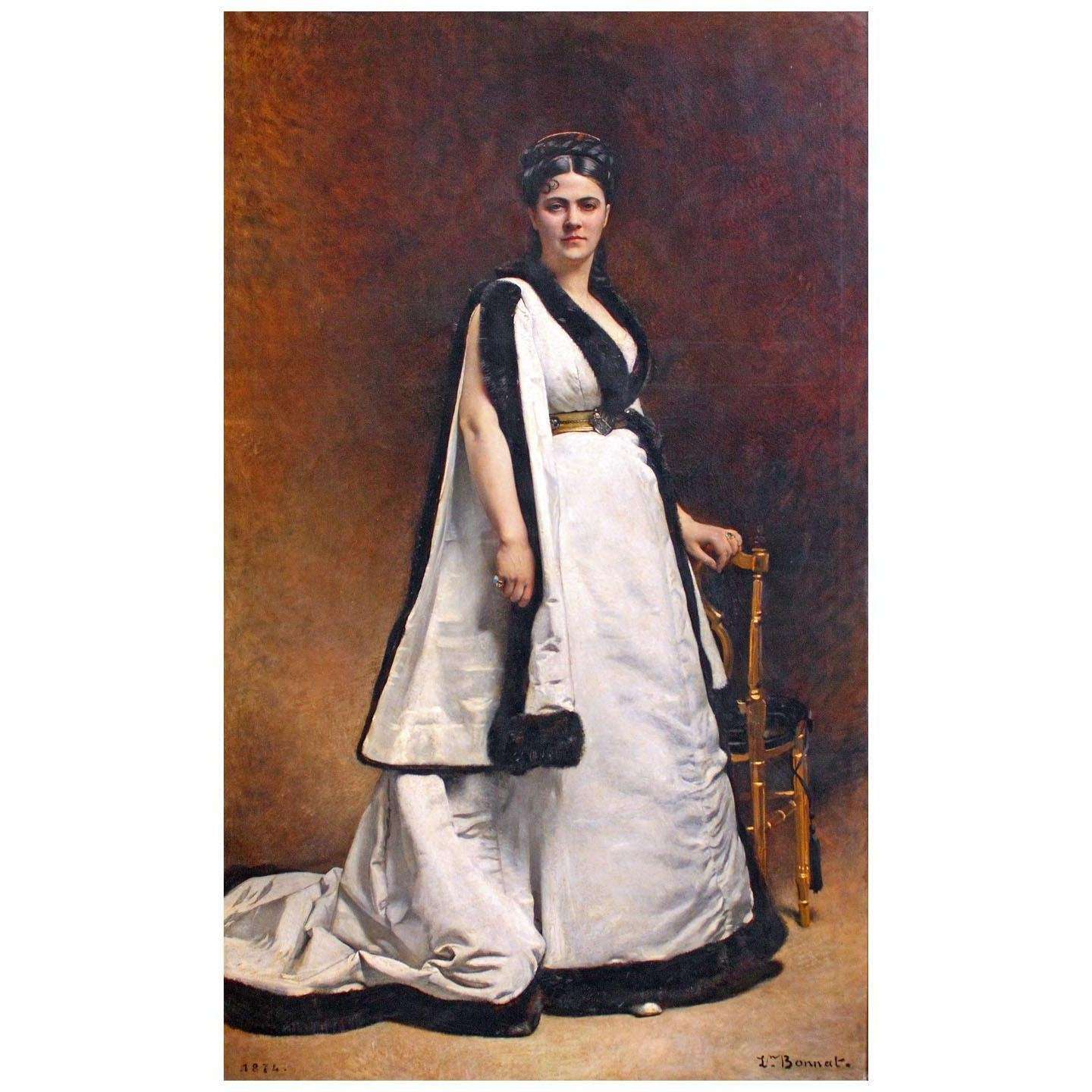    Leon Bonnat. Madame Pasca. 1874. Musee du Louvre
