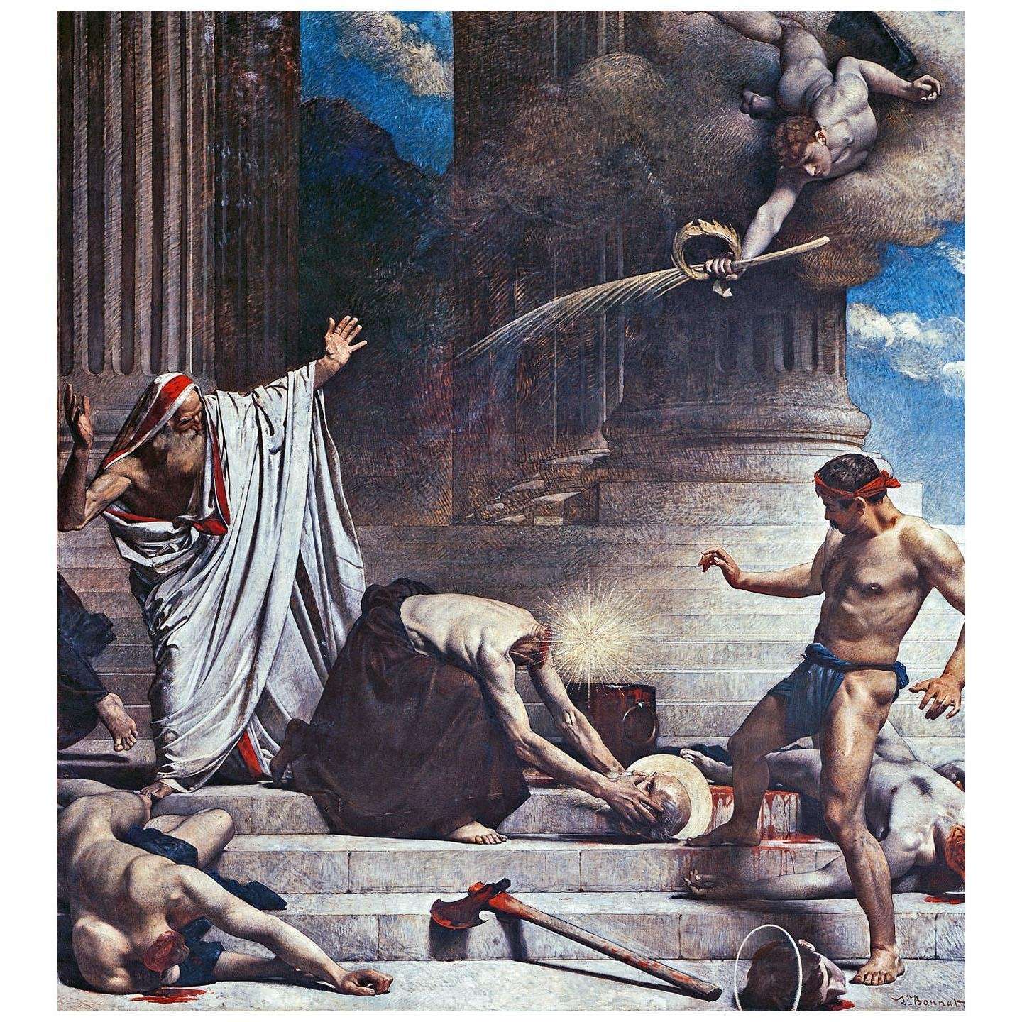    Leon Bonnat. Le Martyre de Saint D?nis. 1880. Panth?on de Paris