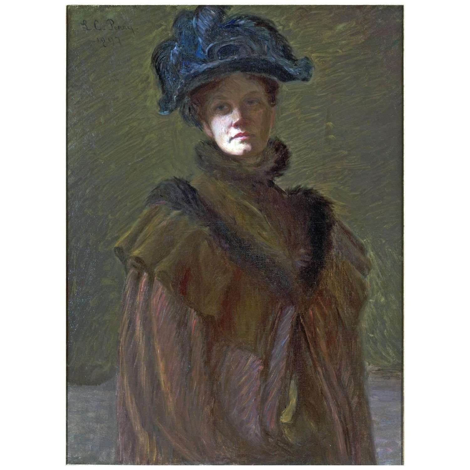  Lilla Cabot Perry. Self-portrait. 1897