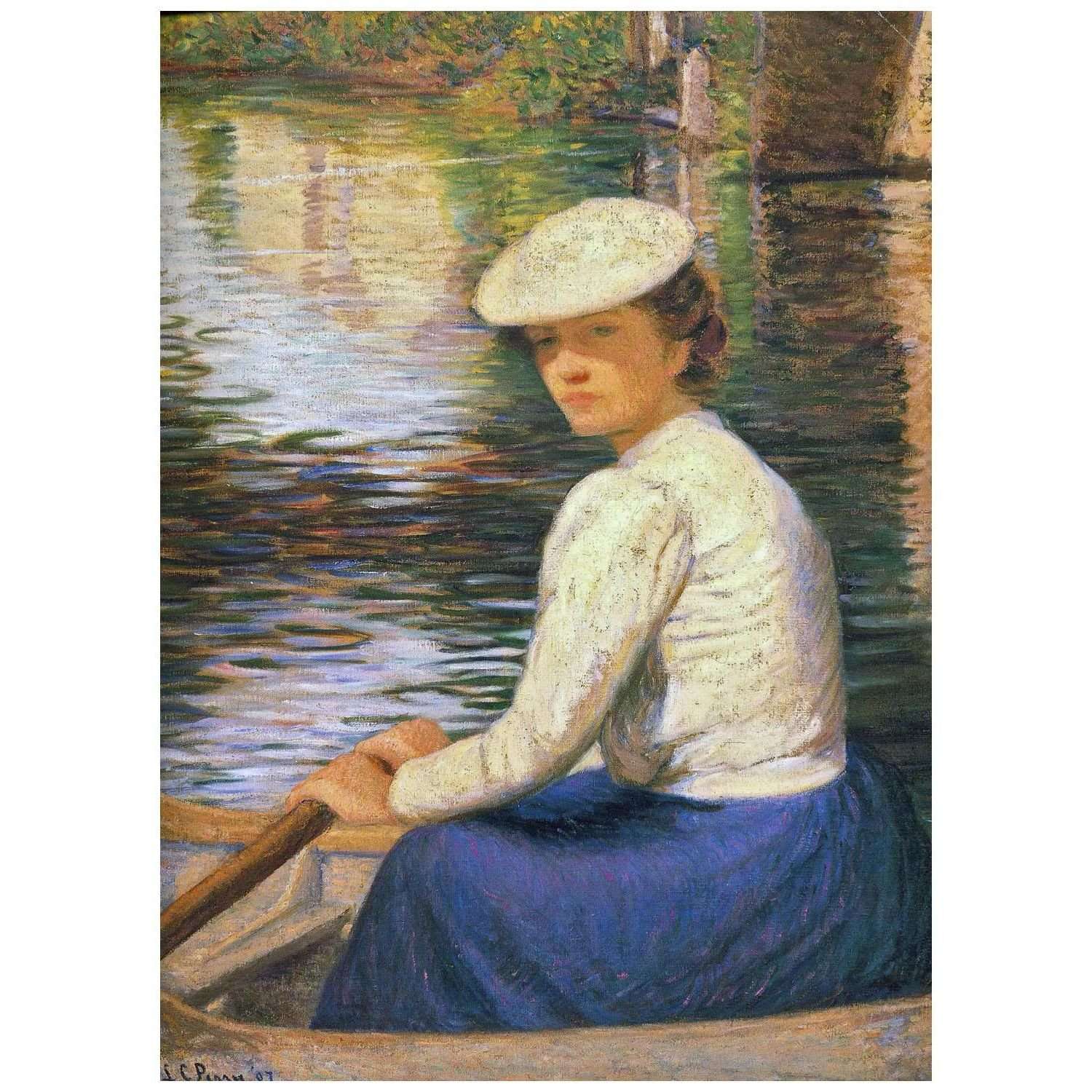  Lilla Cabot Perry. In a Boat. 1897