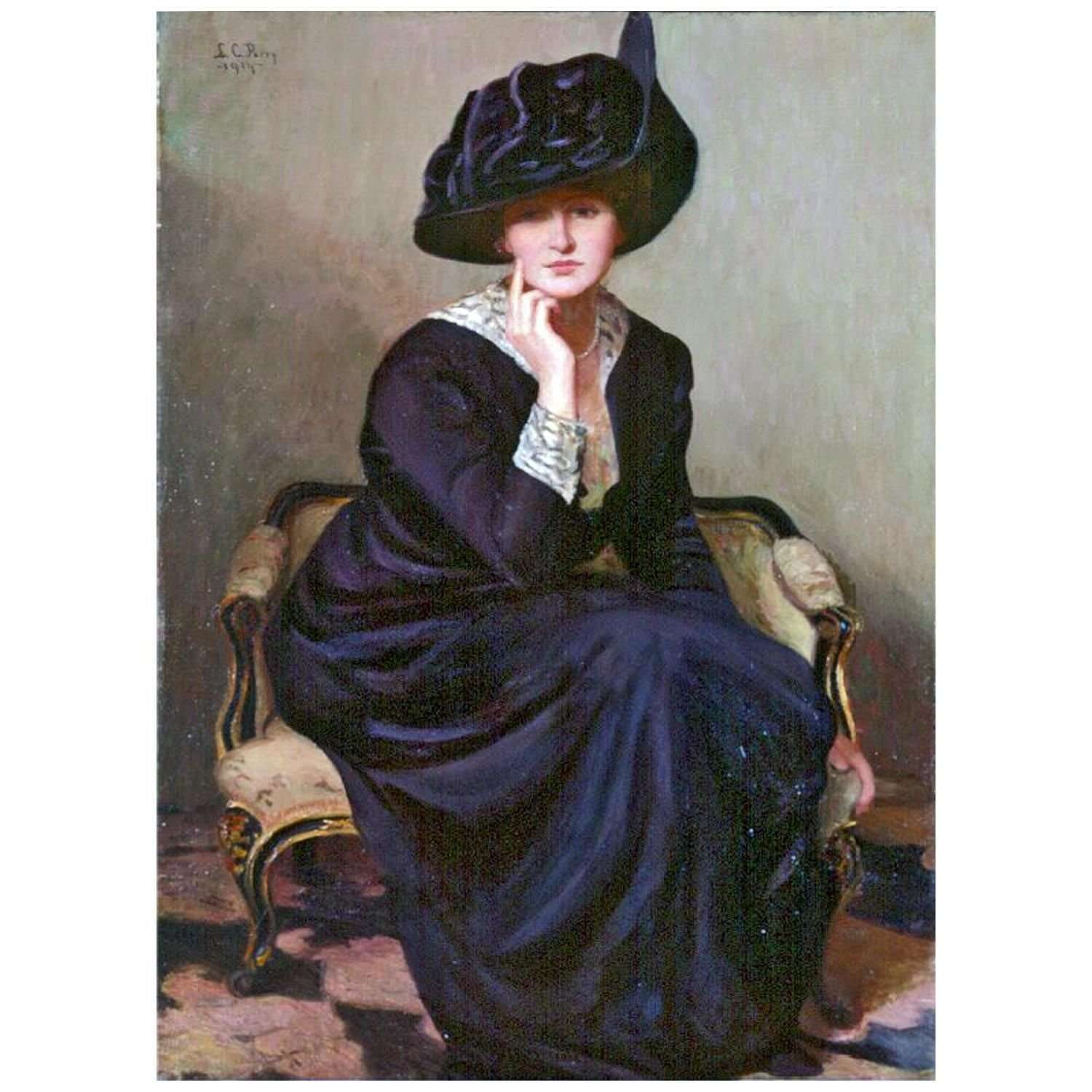  Lilla Cabot Perry. The Black Hat. 1914