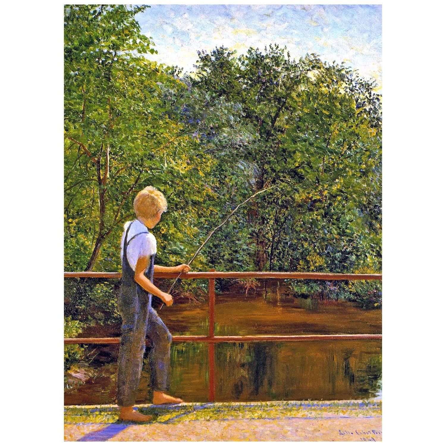  Lilla Cabot Perry. Boy Fishing. 1929