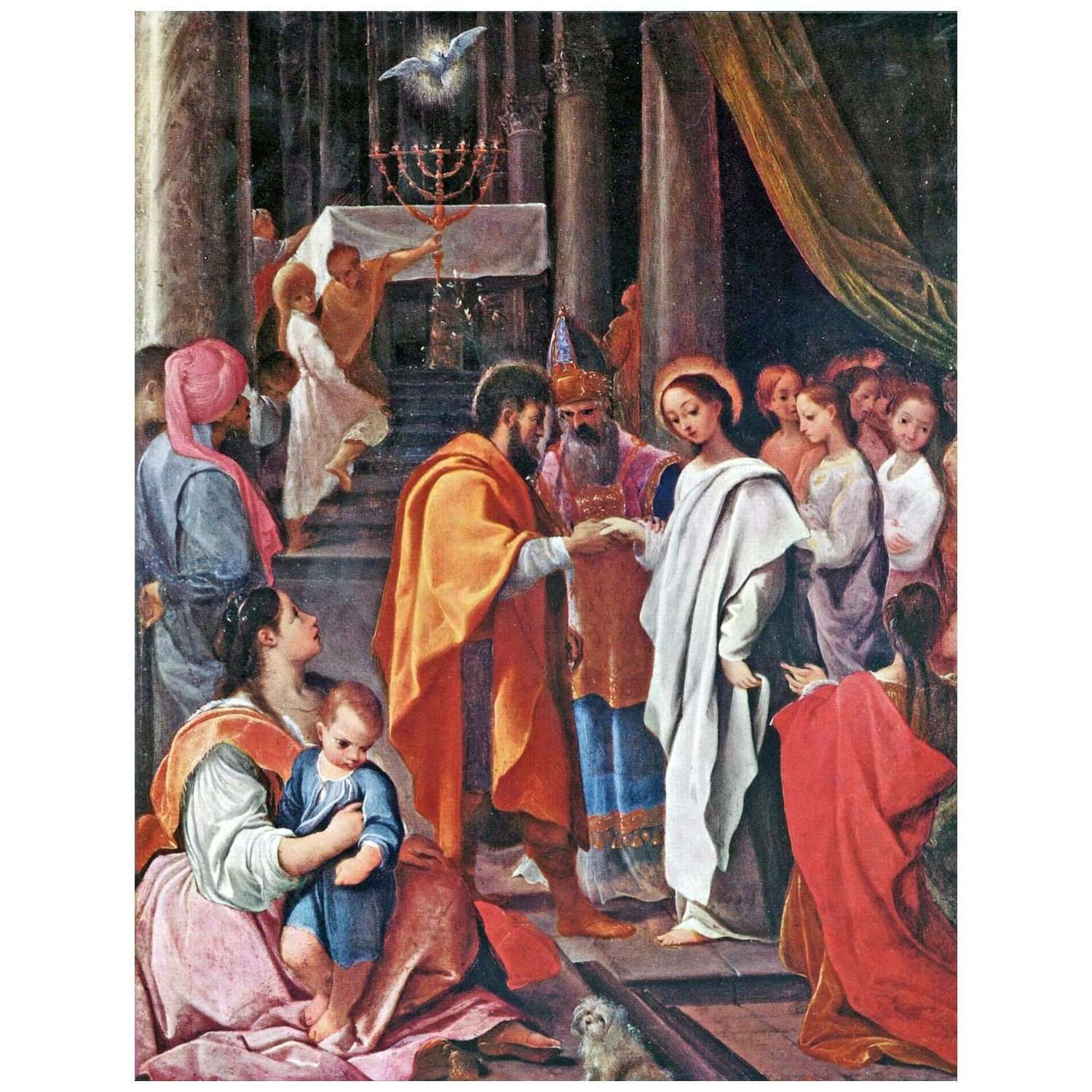  Lodovico Carracci. Sposalizio della Vergine. 1587. National Gallery London