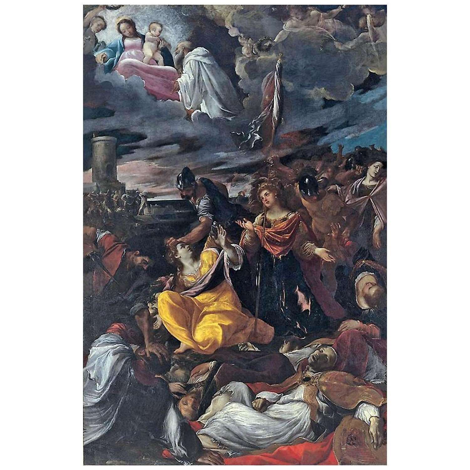  Lodovico Carracci. Martirio di sant'Orsola. 1592. Pinacoteca Nazionale di Bologna