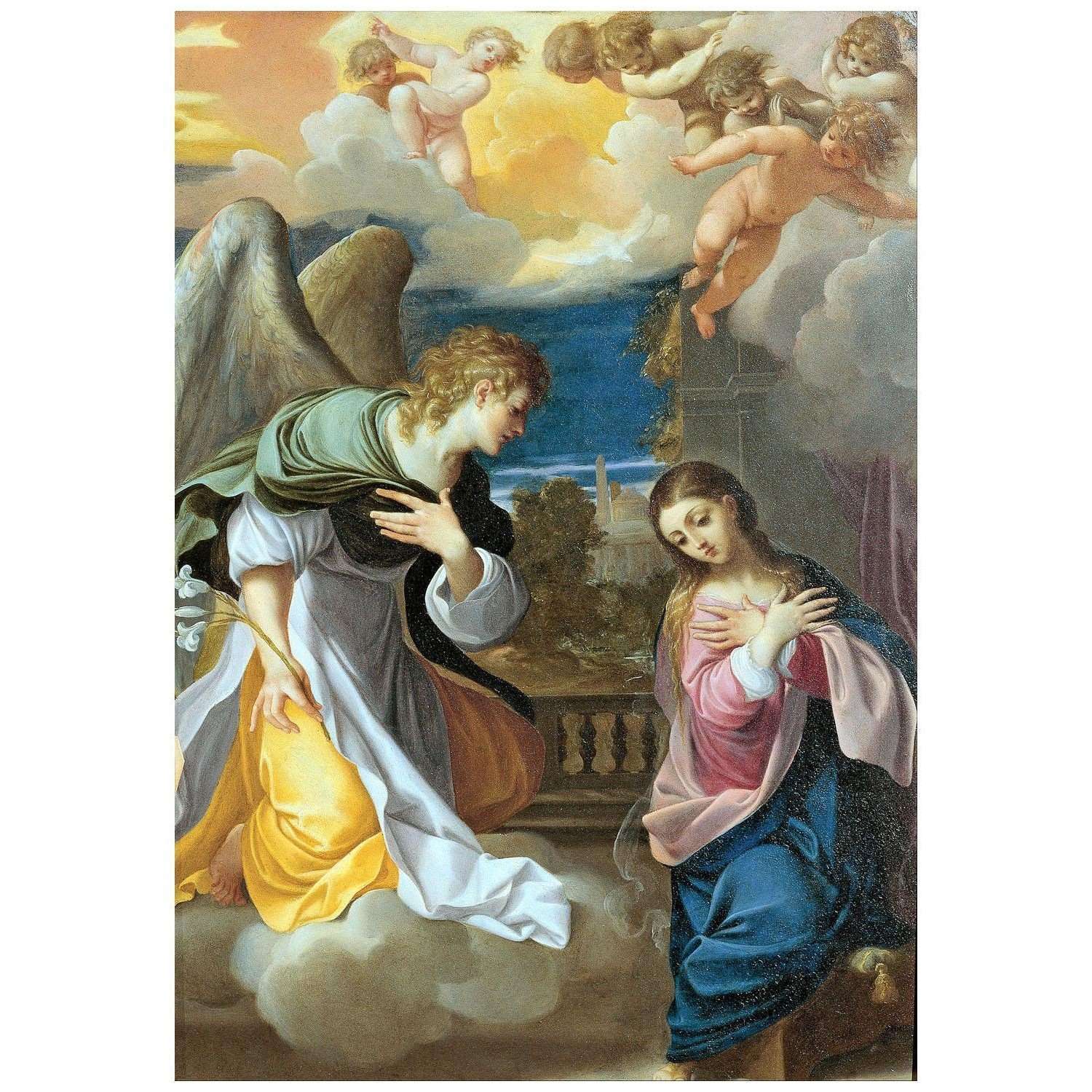  Lodovico Carracci. Annunciazione. 1603. Musei di Strada Nuova. Genova