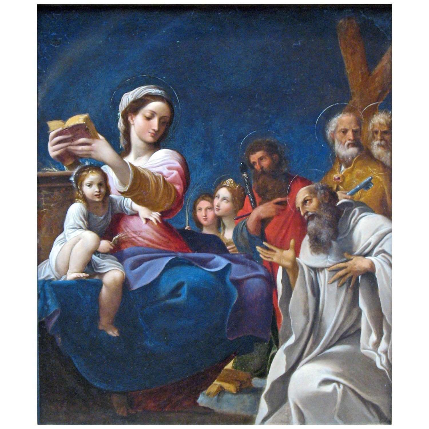  Lodovico Carracci. Madonna col Bambino e Santi. 1607. Metropolitan Museum New York
