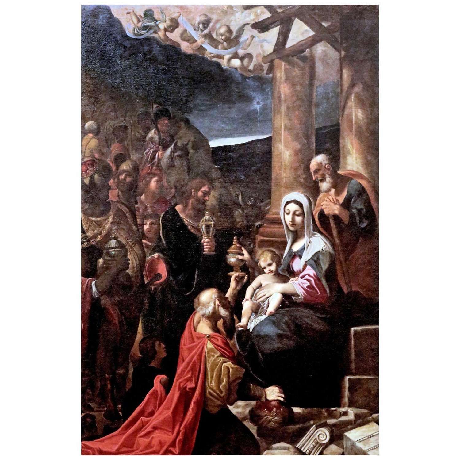  Lodovico Carracci. Adorazione dei Magi. 1616. Pinacoteca di Brera Milano