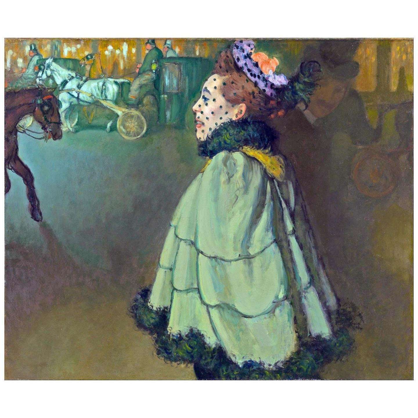  Louis Anquetin. Femme aux Champs-Elysees. 1889. Van Gogh Museum Amsterdam