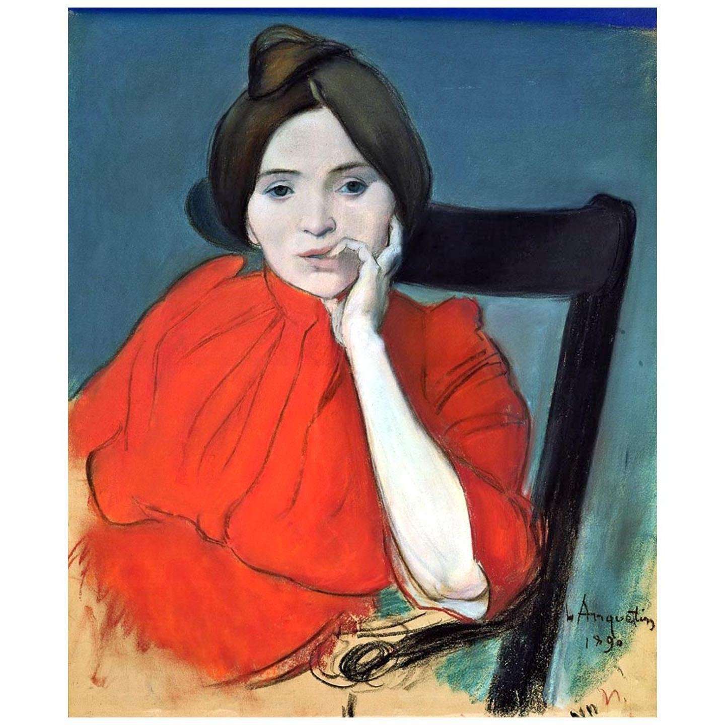  Louis Anquetin. Etude de femme. 1890. MBA de Tournai