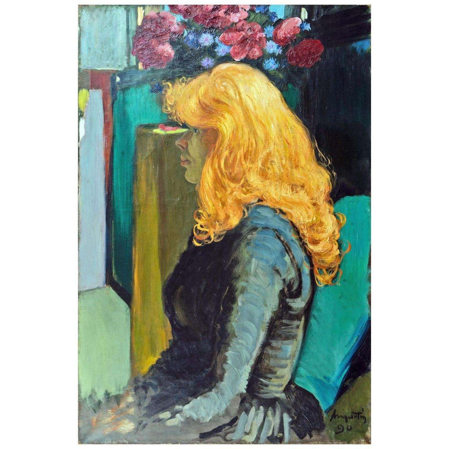  Louis Anquetin. La belle Maud. 1890. Montreal Musee des Beaux-Arts