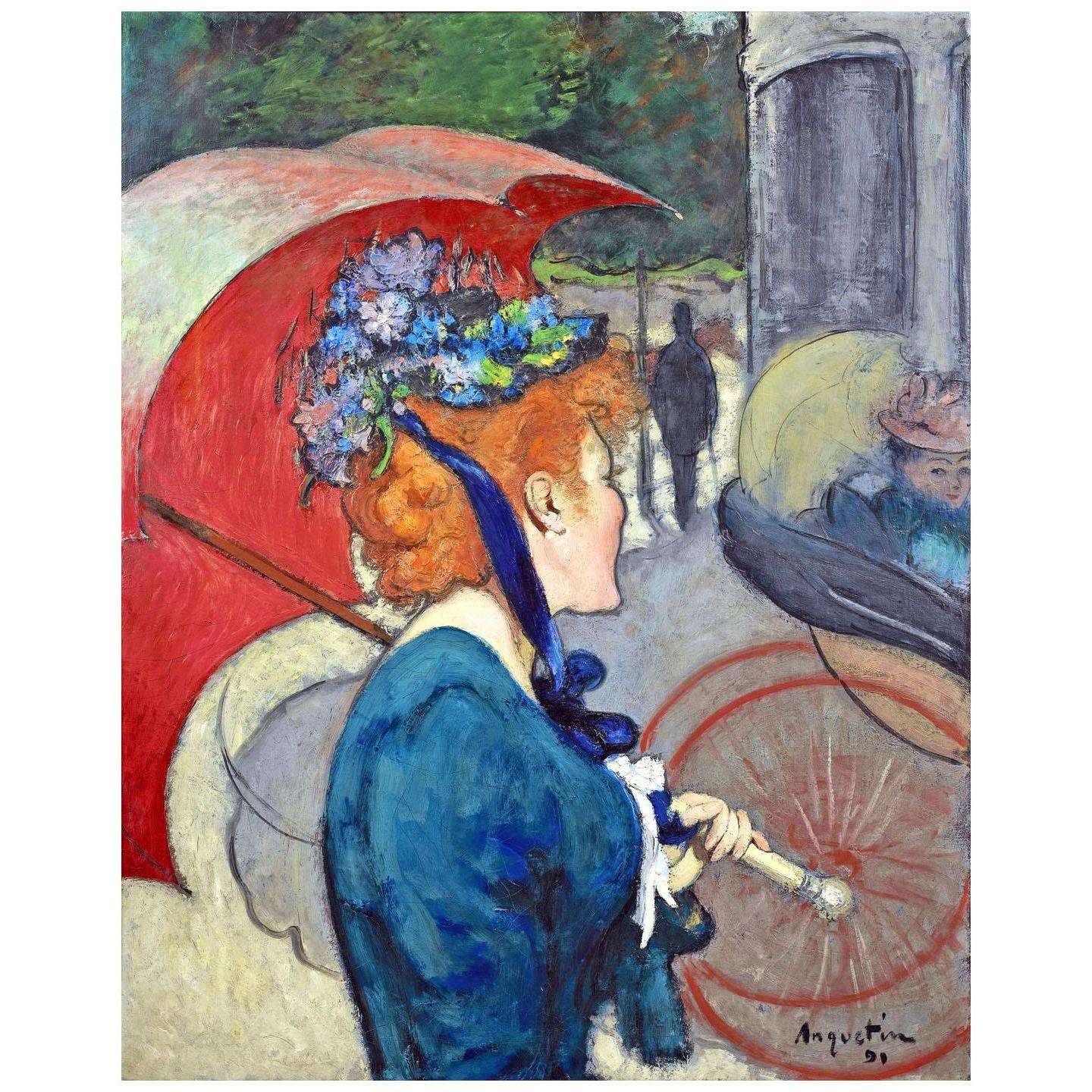  Louis Anquetin. Femme avec le parapluie. 1891. Private collection