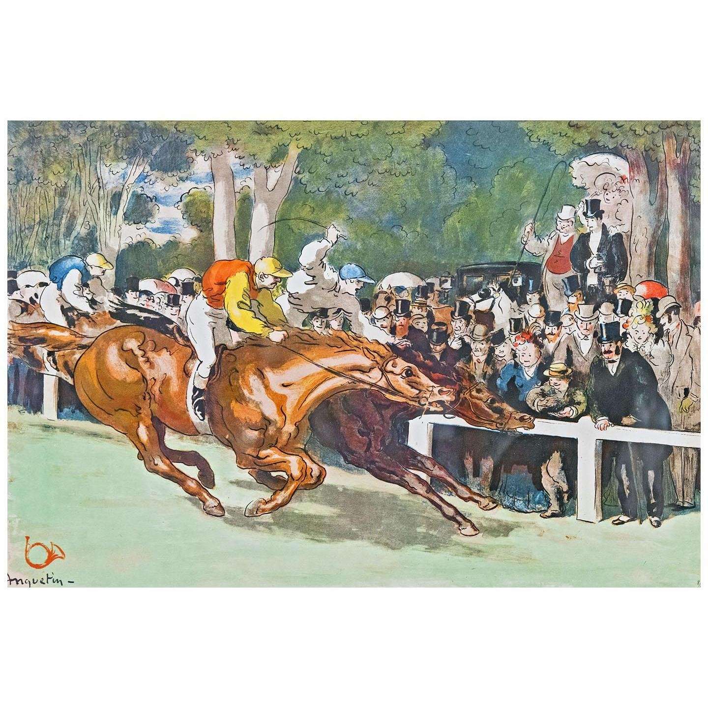  Louis Anquetin. La fin. 1894. Litograohie. Private collection