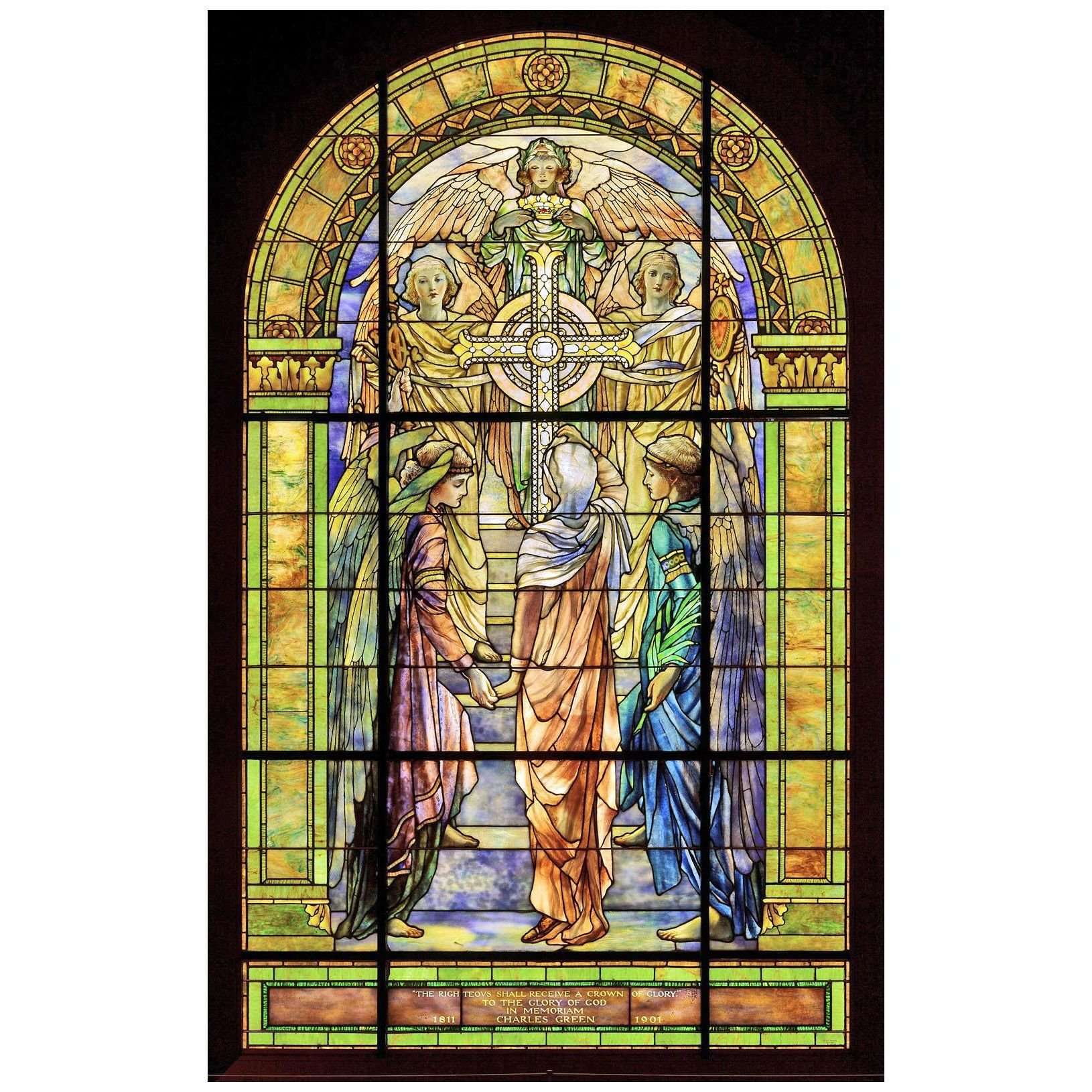  Louis Tiffany. The Righteous shall Receive a Crown of Glory. 1901. Corning Museum of Glass