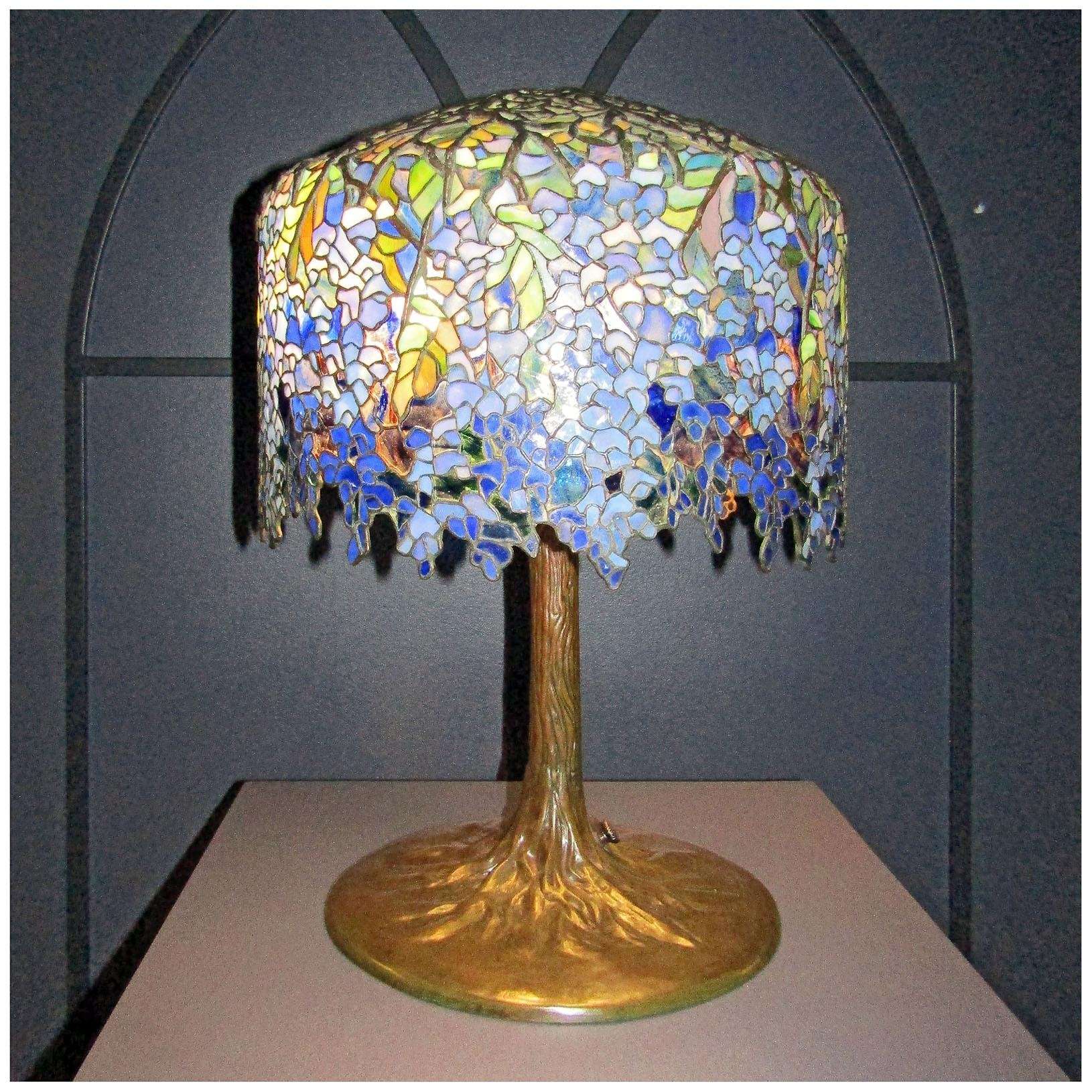   Tiffany Studios. Wisteria Library Lamp. 1902. Virginia Museum of Fine Arts