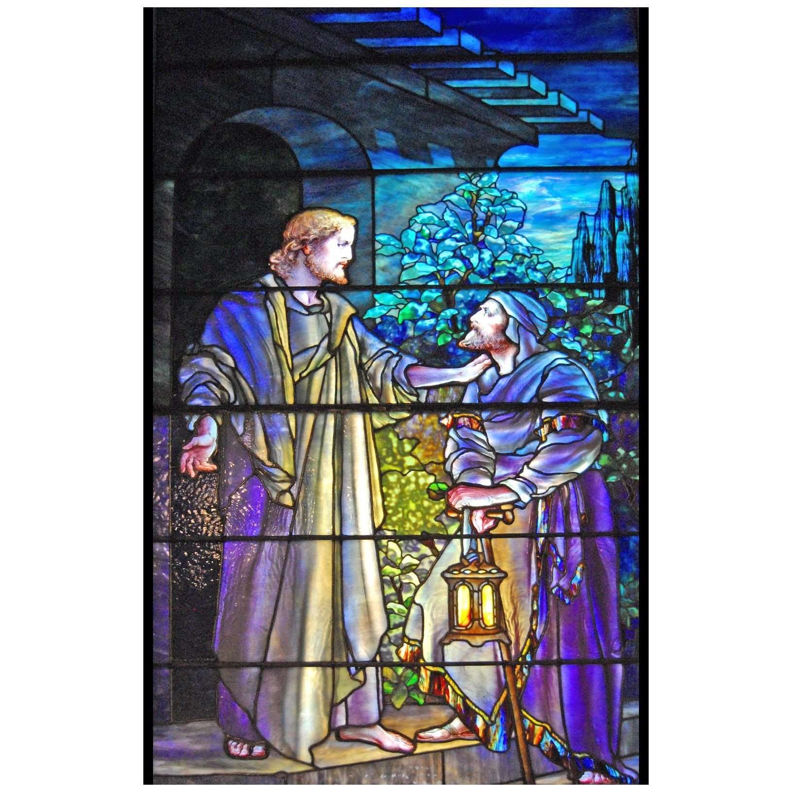   Louis Tiffany. Nicodemus Came to Him by Night. 1905. First Presbyterian Church NY