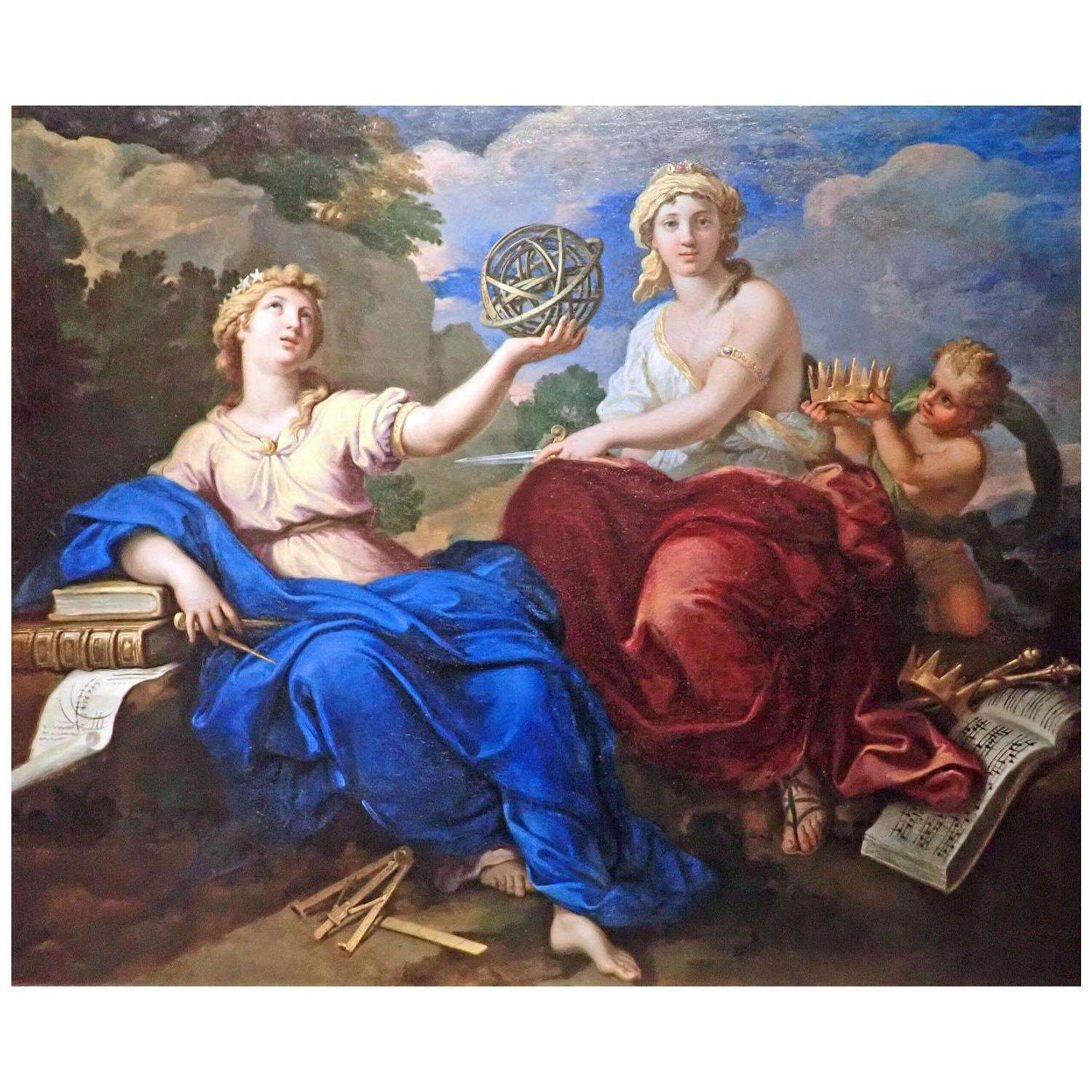  IILouis de Boullogne. Uraine et Melpomene. 1680. Chateau de Versailles