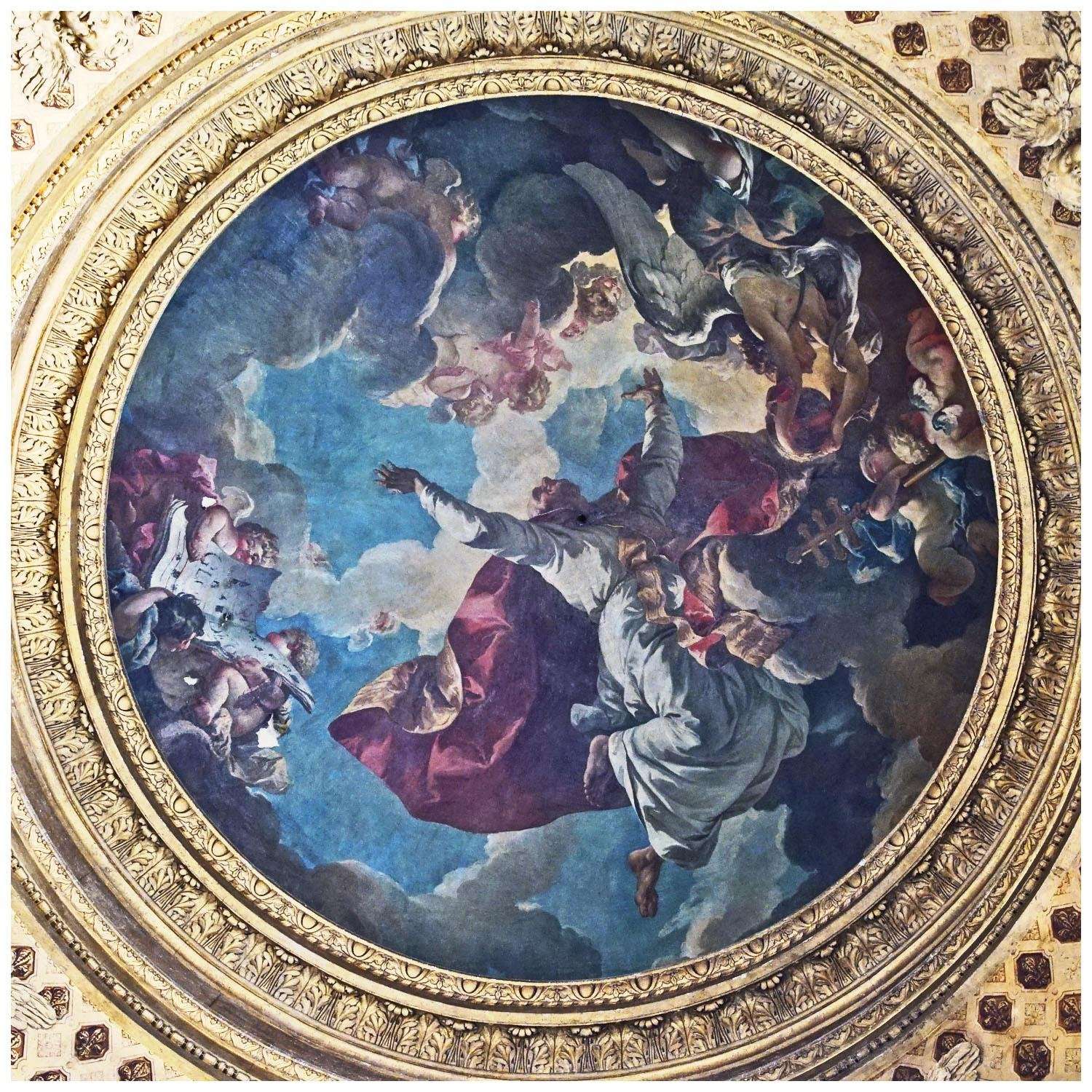  IILouis de Boullogne. La vie de St. Augustin. 1708. Hotel des invalides