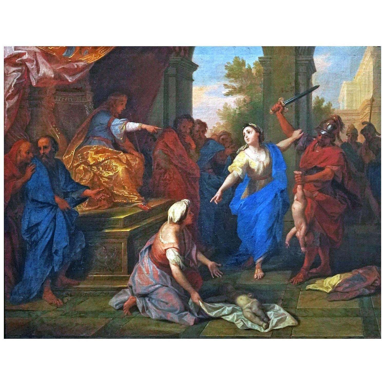  IILouis de Boullogne. Jugement de Salomon. 1710. Musee Saint-Loup