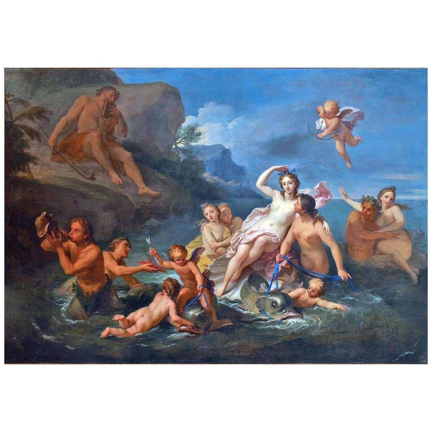  IILouis de Boullogne. Le triomphe de Galat?e. 1710. MBA de Strasbourg