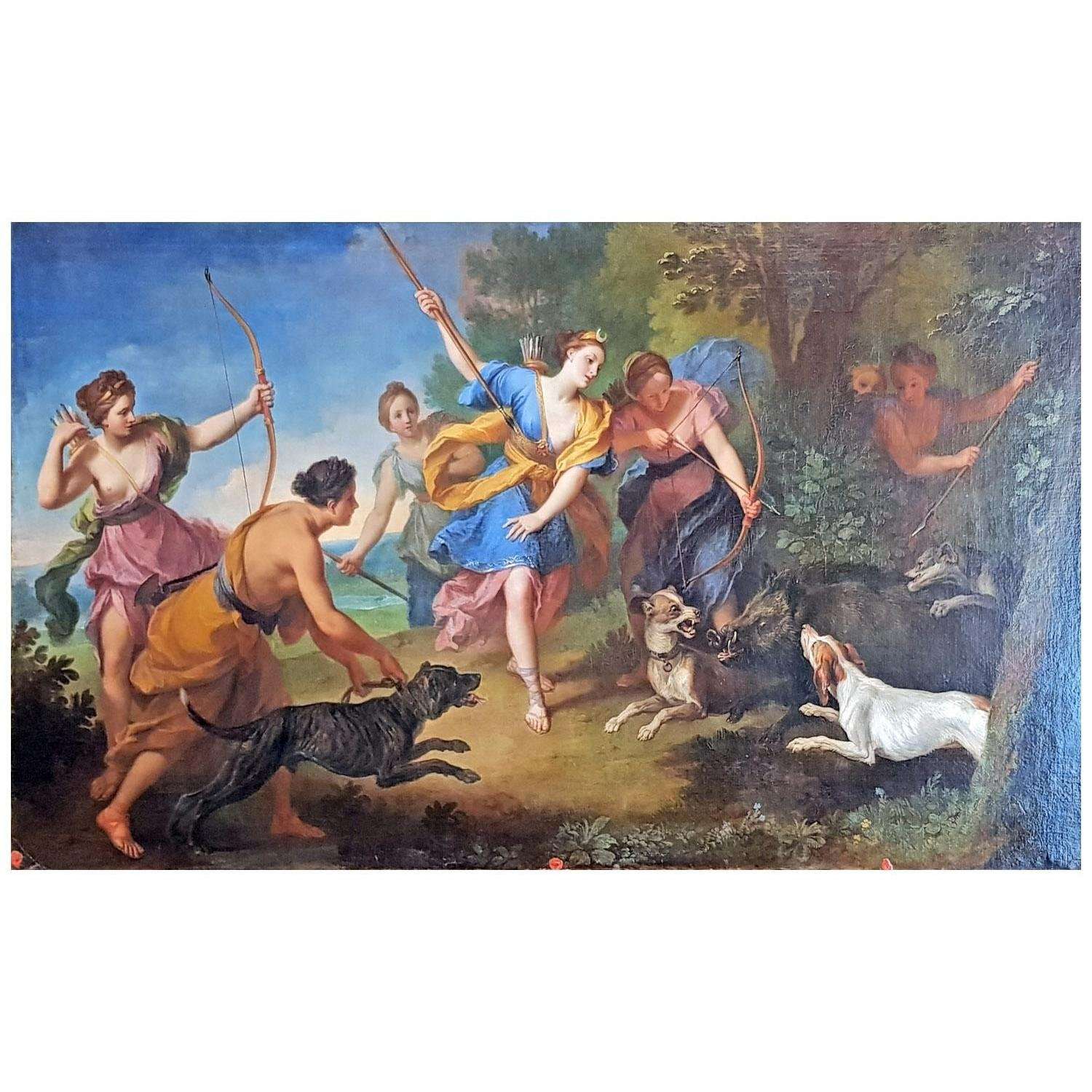  IILouis de Boullogne. Diane et ses compagnes ? la chasse. 1720. MBA de Tour