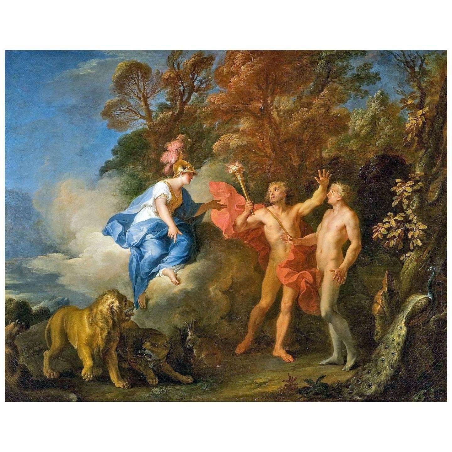   Louis de Silvestre. La formation de l'homme par Prom?th?e. 1702. Musee Fabre Montpellier