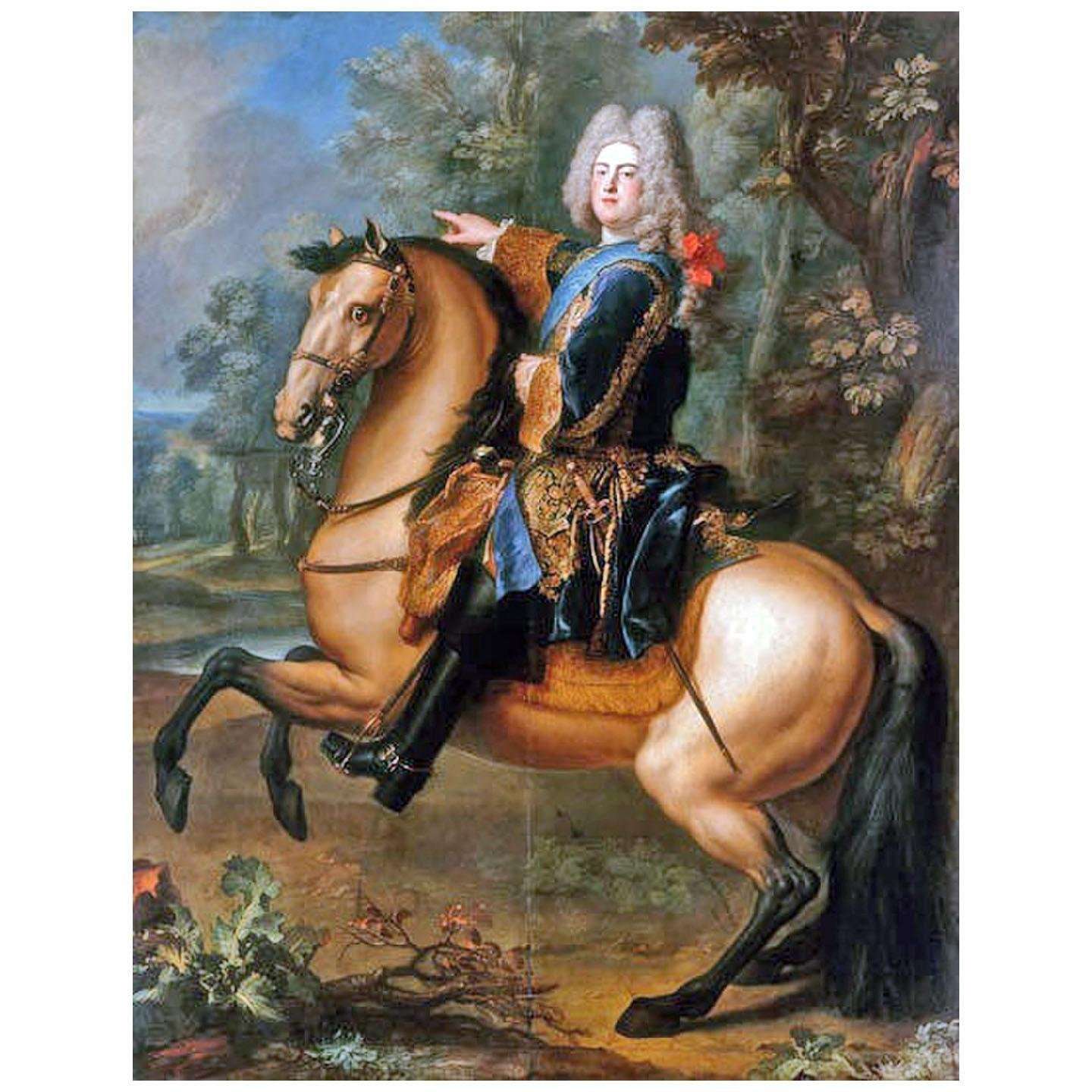   Louis de Silvestre. Prince Fr?d?ric-Auguste de Saxe. 1718. Gem?ldegalerie Dresden