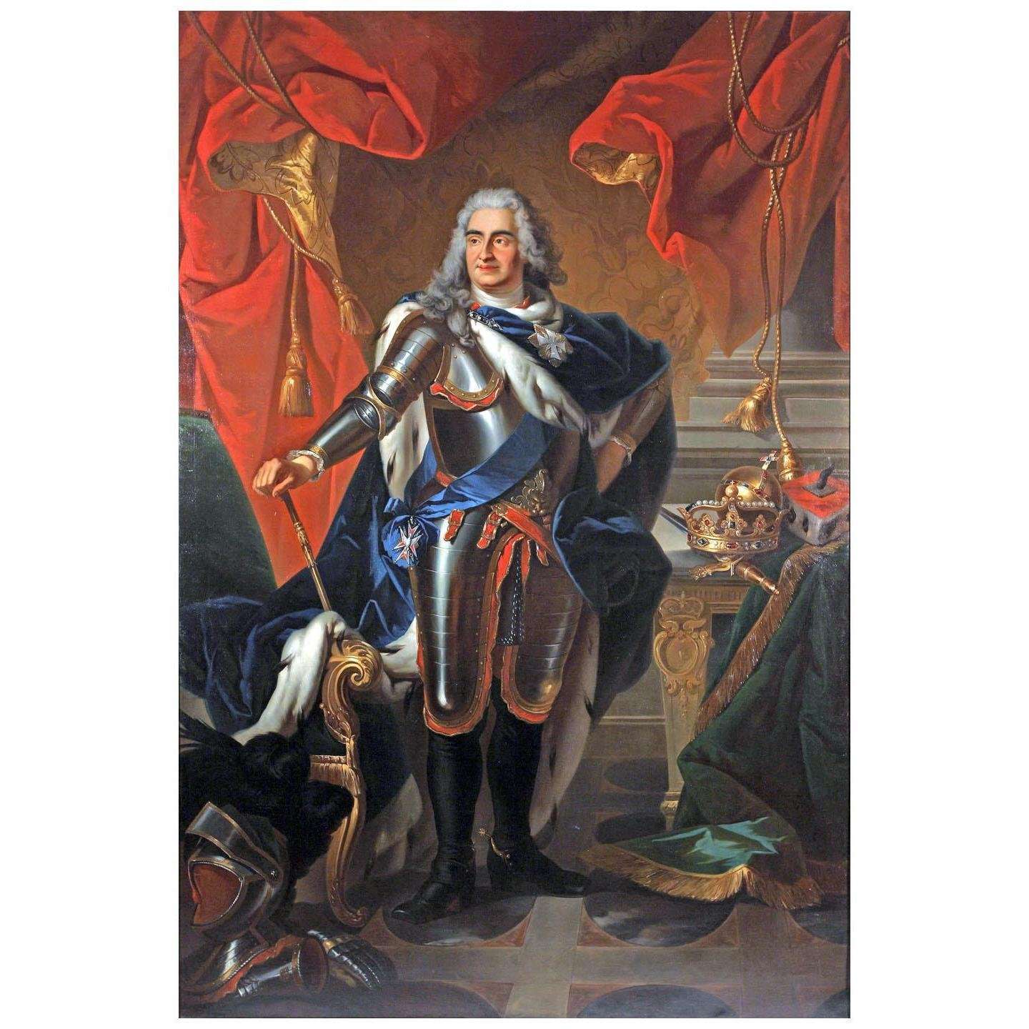   Louis de Silvestre. August II. 1718. Voznytski Gallery, Lviv