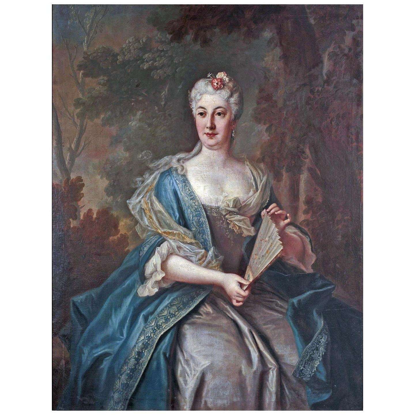   Louis de Silvestre. Barbara Branicka (Radzivil). 1728. Muzeum Narodowe w Warszawie