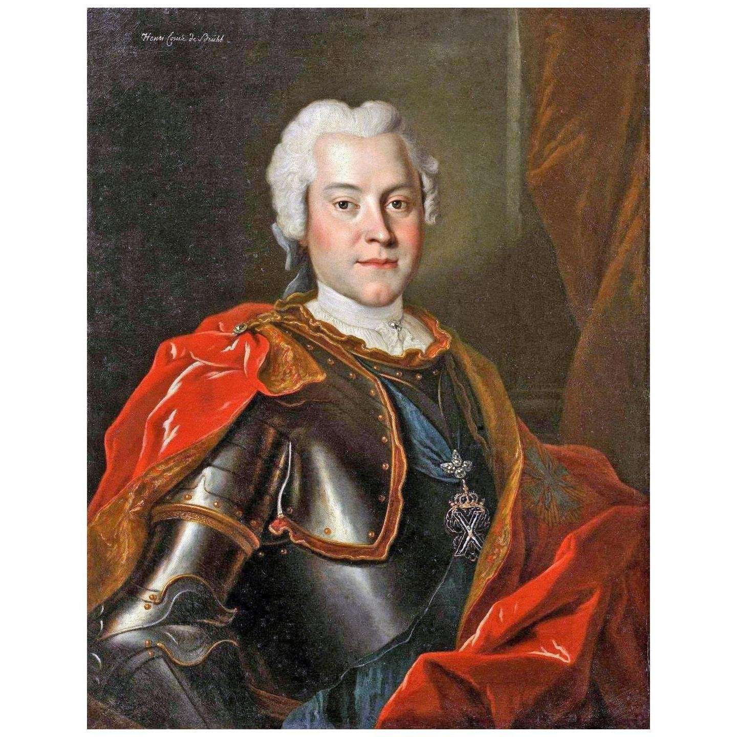   Louis de Silvestre. Heinrich von Bruhl. 1737. Muzeum Pa?acu w Wilanowie