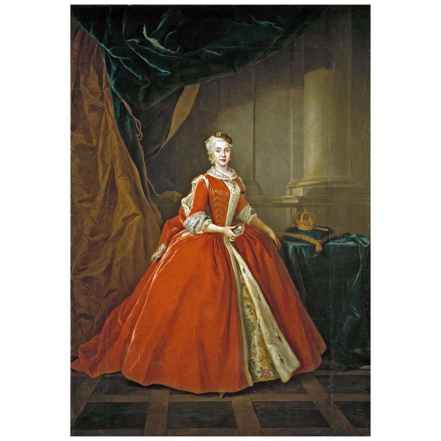   Louis de Silvestre. Marie Am?lie de Saxe en costume polonaise. 1738. Museo del Prado
