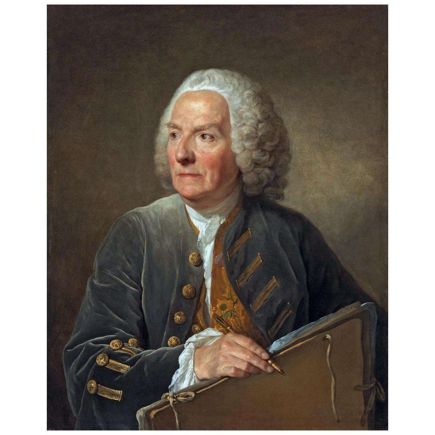   Jean-Baptiste Greuze. Louis de Silvestre. 1754. Alte Pinakothek Munchen