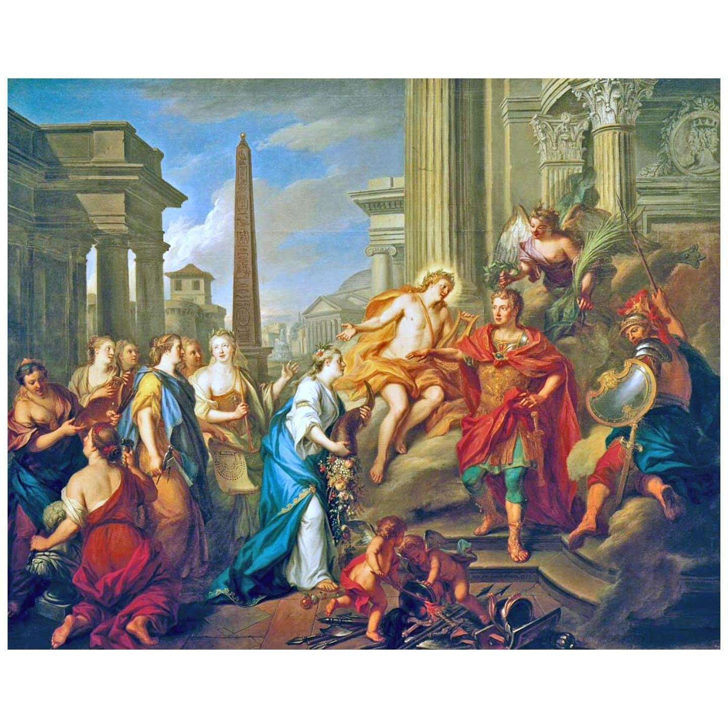   Louis de Silvestre. Cloture du temple de Janus. 1757. Gem?ldegalerie Dresden