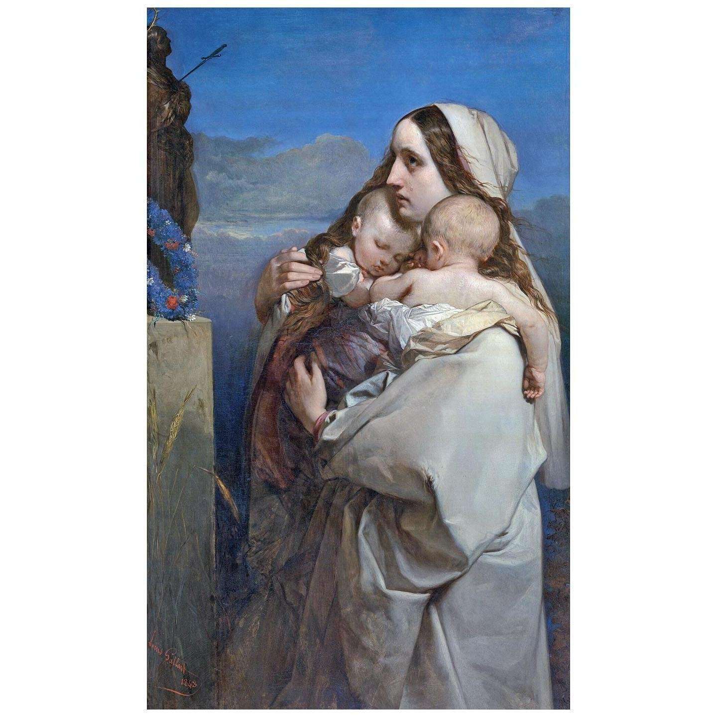  Louis Gallait. La malheureuse m?re. 1843. KMSKA Antwerpen