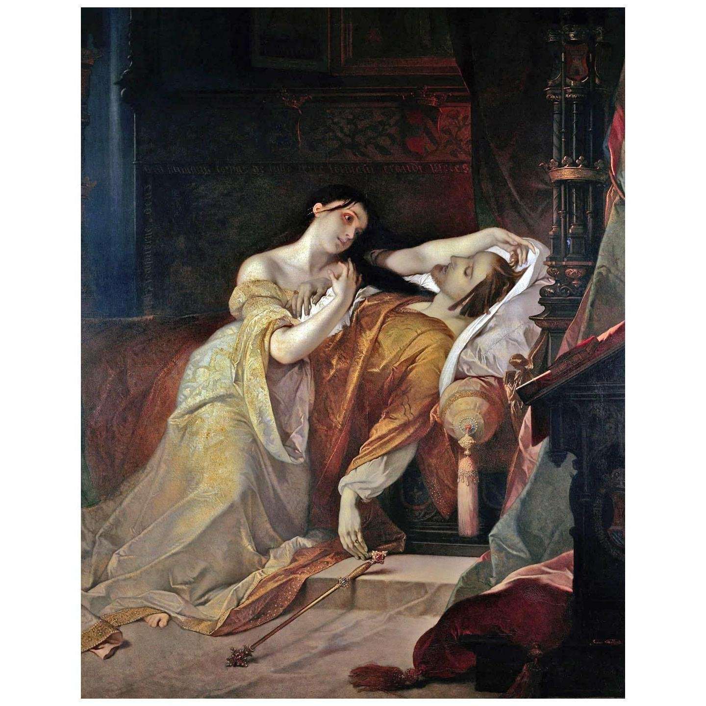  Louis Gallait. Jeanne la Folle. 1850. KMSKB Brussels