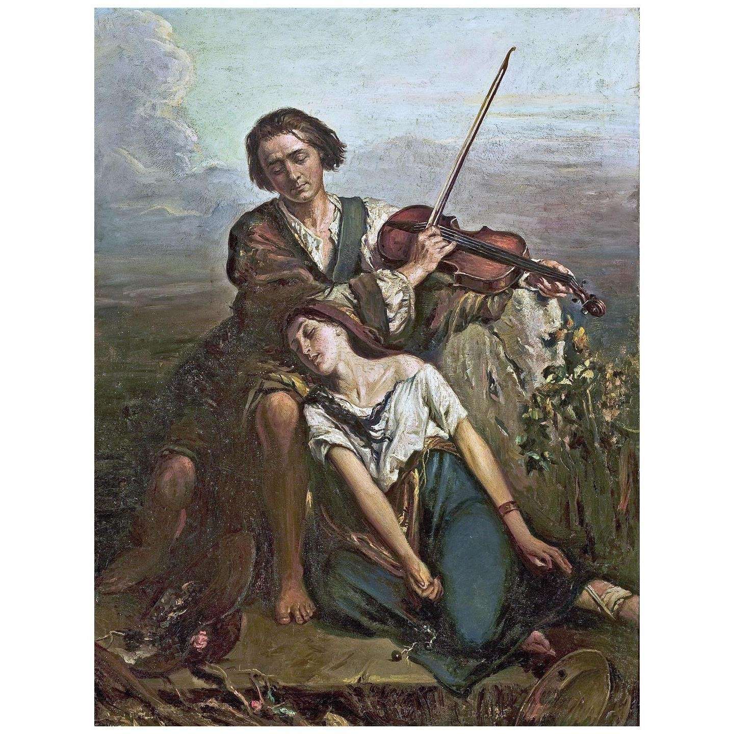  Louis Gallait. Violoneux et une Gitane. 1851. Muzeum Narodowe w Warszawie