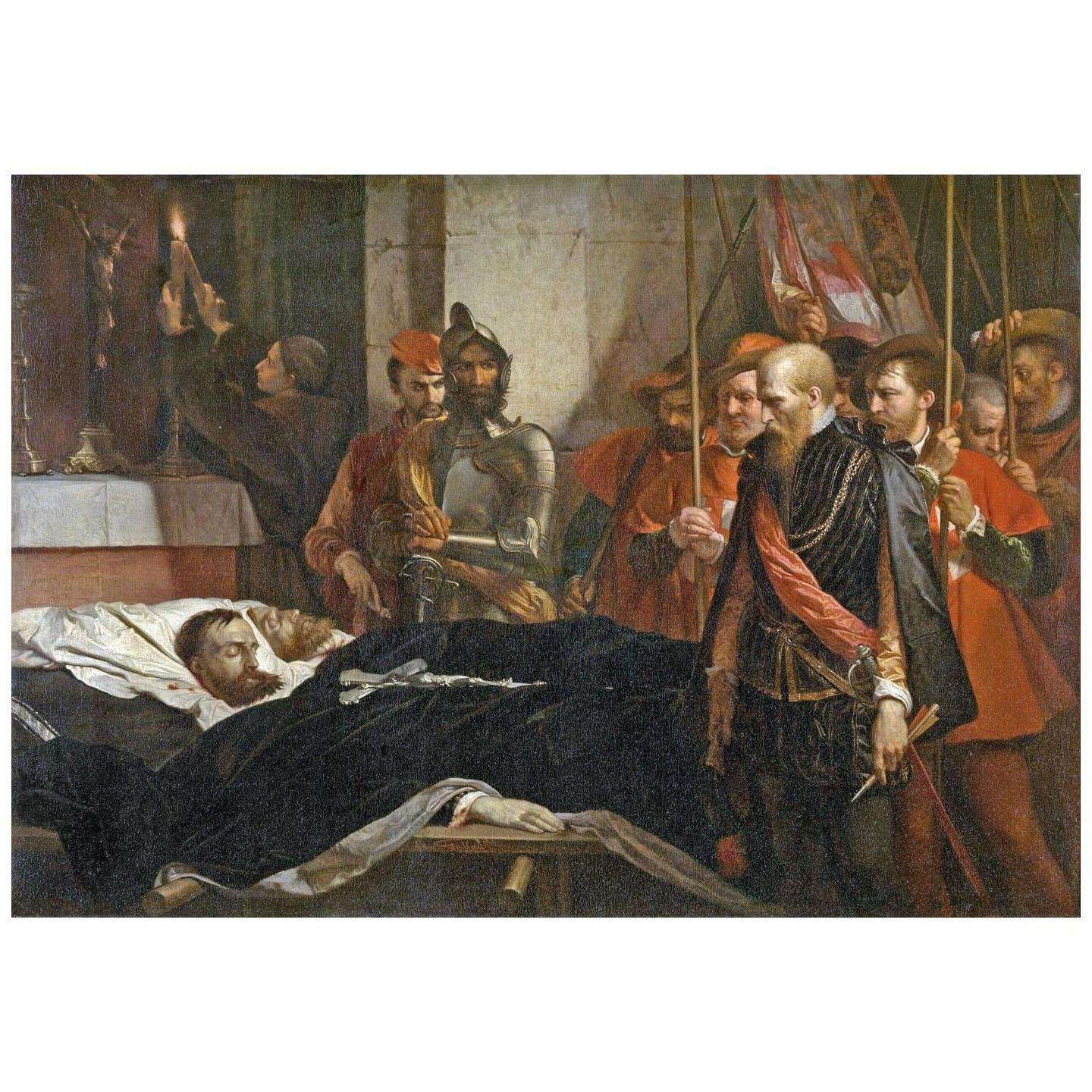  Louis Gallait. Dernier hommage. 1852. KMSKA Antwerpen