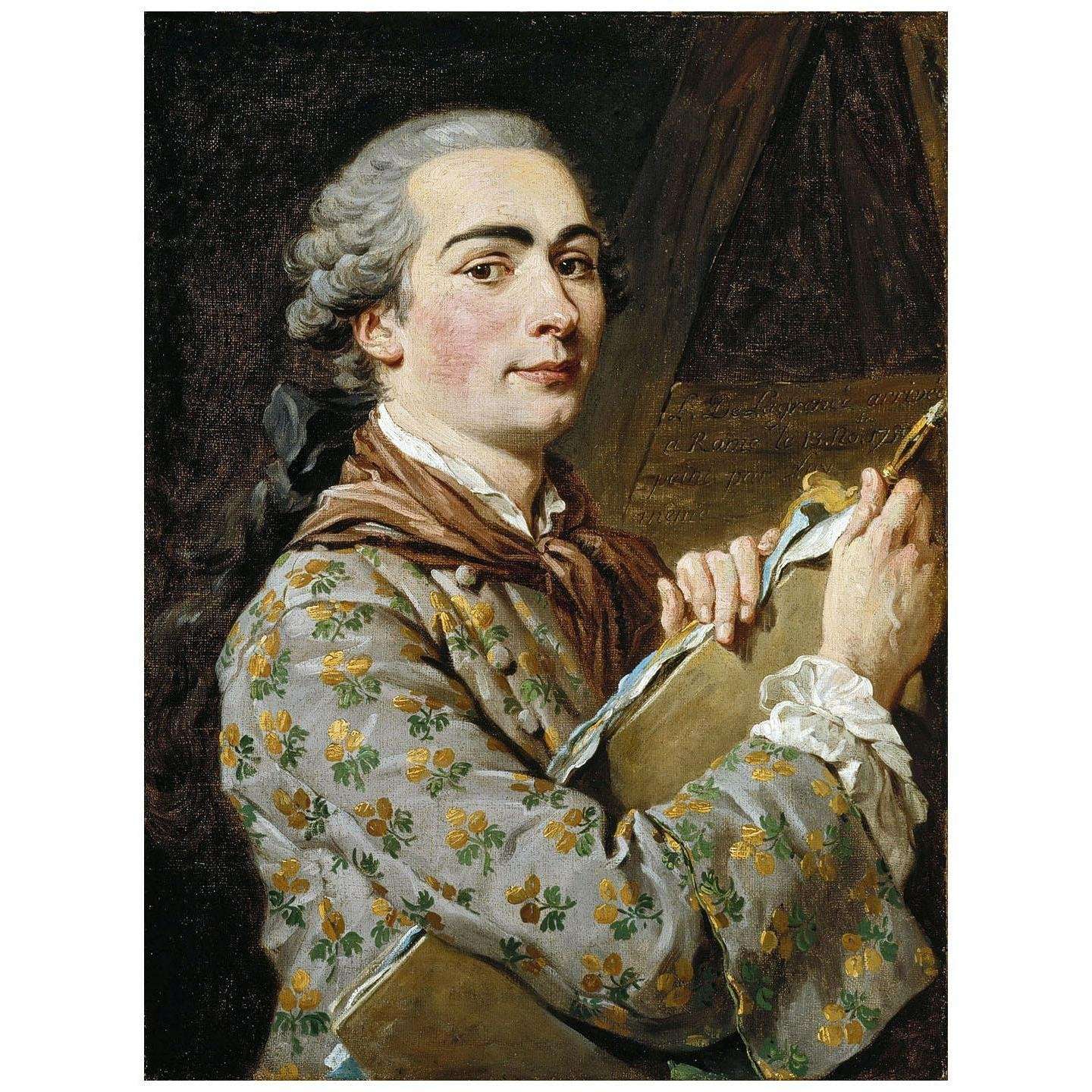  Louis Lagrenee. Autoportrait. 1750. Finnish National Gallery, Helsinki